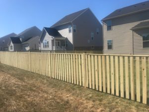 Flat Top or "Space Board" Picket Fence