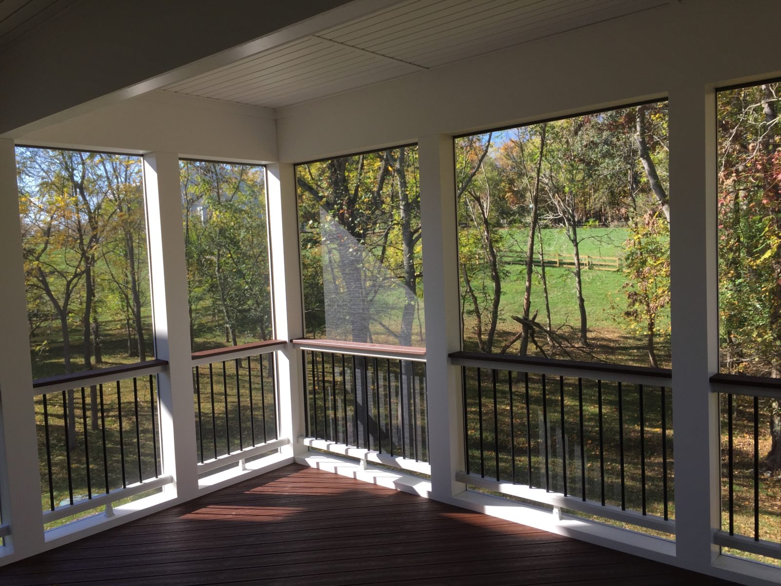 You are currently viewing Finished Interior of Screened in Porch