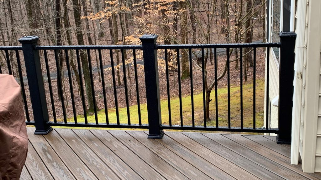 4x4 deck rails and supports