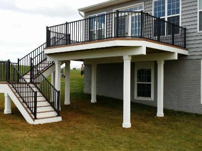 Depicts the railings we want to use and the fascia trim we want to use.