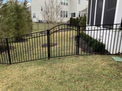 Aluminum Fence, Modified Gate